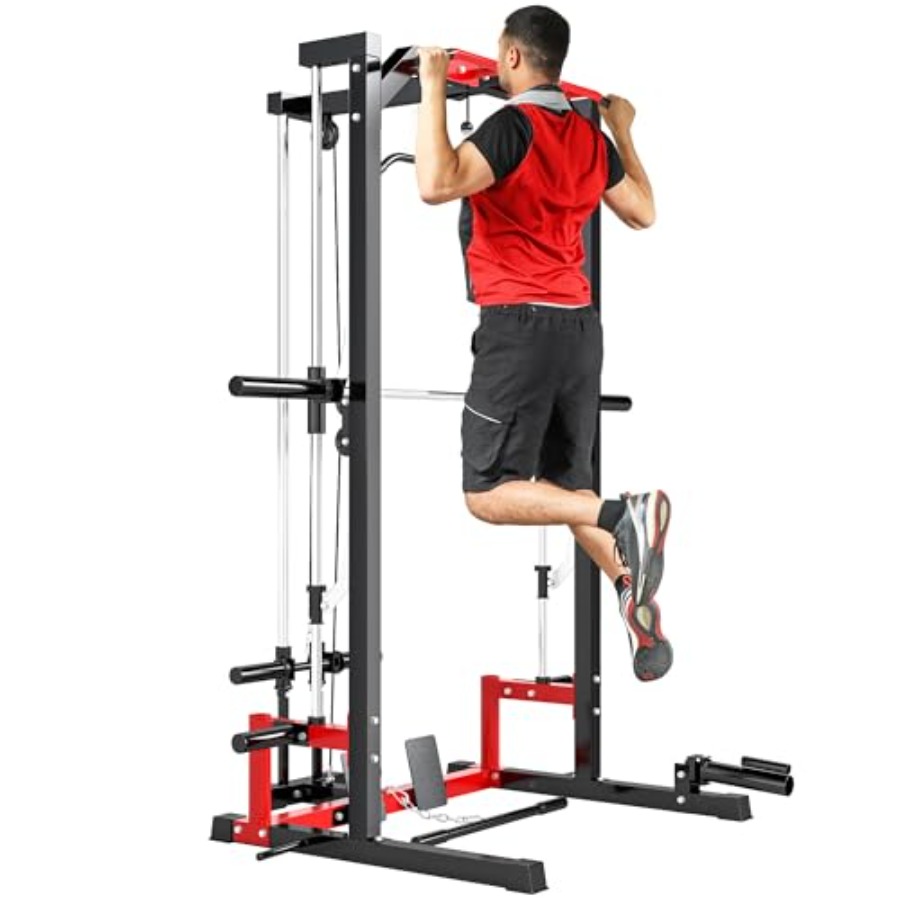 Pull Up Bar - Çok Fonksiyonlu Power Cage Smith Makinesi,