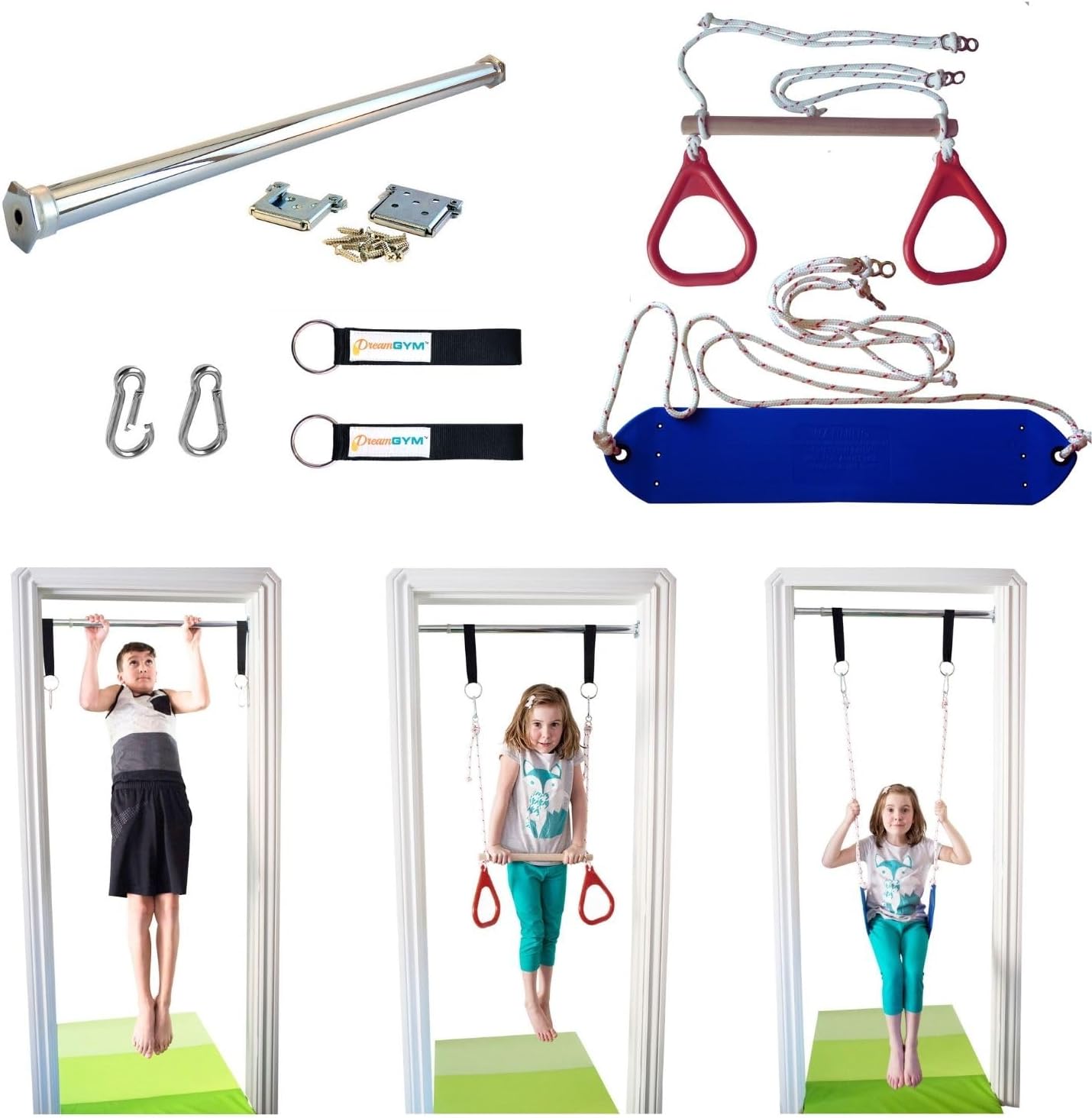 Gymnastic Ring - Çocuklar İçin Kapı Arkası Salıncak Seti