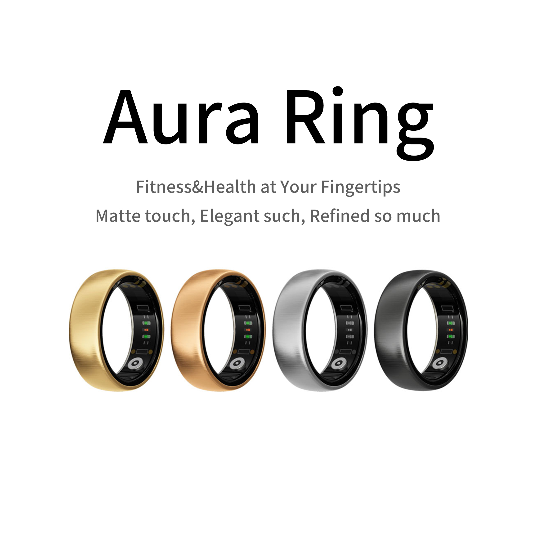 Gymnastic Ring - AURA Matt Akıllı Yüzük Fitness Spor