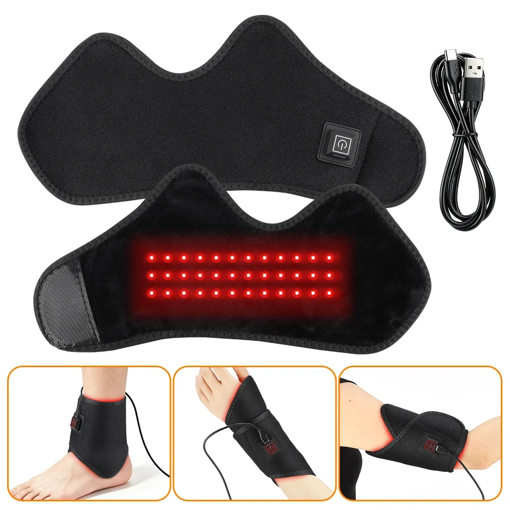 Wrist Wraps - Kırmızı Işıklı Isıtmalı Ayak Bileği Bandı