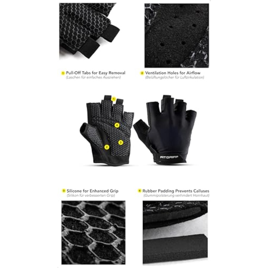 ®   Erkekler ve Kadınlar için  - Weightlifting Gloves incelemesi ve fiyatı